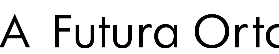 A_Futura Orto cкачати шрифт безкоштовно